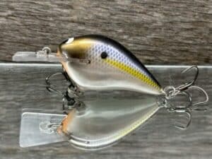 Black Label Balsa - Stump Knocker - Custom Balsa Squarebill - Threadfin Shad Pearl color