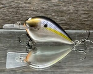 Black Label Balsa - Stump Knocker - Custom Balsa Squarebill - Threadfin Shad Pearl color