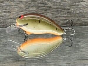 Black Label Balsa - Badger SR Squarebill - Custom Balsa Crankbait - Root Beer color