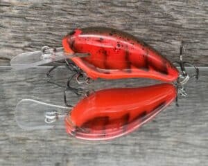 Black Label Balsa - Rock Hound SR - Custom Balsa Crankbait - Delta Craw color