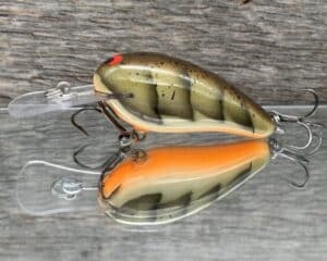 Black Label Balsa - Rock Hound SR - Custom Balsa Crankbait - Phantom Green Craw color