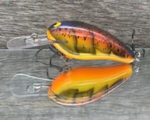 Black Label Balsa - Rock Hound SR - Custom Balsa Crankbait - Spring Craw color