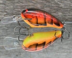 Black Label Balsa - Rock Hound SR - Custom Balsa Crankbait - 3 Alarm Craw Color