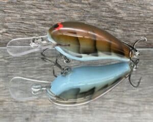 Black Label Balsa - Rock Hound SR - Custom Balsa Crankbait - Blue Belly Craw color