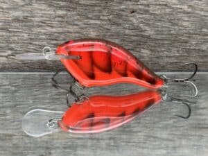 Black Label Balsa - Shiver 5 - Custom Balsa Crankbait - Delta Craw color