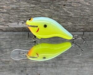 Black Label Balsa - Shiver 5 - Custom Balsa Crankbait - Blue Moon color