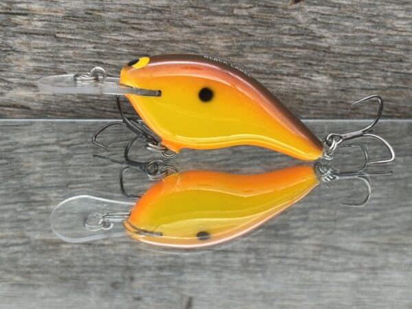 Black Label Balsa - Shiver 5 - Custom Balsa Crankbait - Simple Craw color