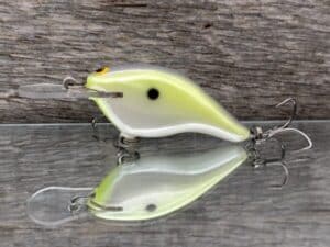 Black Label Balsa - Shiver 5 - Custom Balsa Crankbait - Haze color