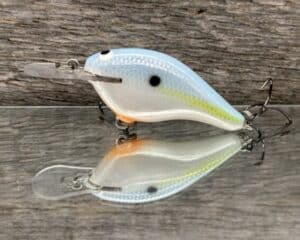 Black Label Balsa - Shiver 5 - Custom Balsa Crankbait - Sexy Shad color
