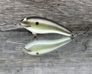 Black Label Balsa - Z II - Custom Balsa Crankbait - Money Shad color