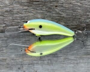 Black Label Balsa - Z II - Custom Balsa Crankbait - Citrus Candy color