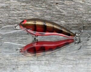 Black Label Balsa - Z II - Custom Balsa Crankbait - Habanero color