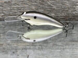 Black Label Balsa - Z II - Custom Balsa Crankbait - Bone Ozark color