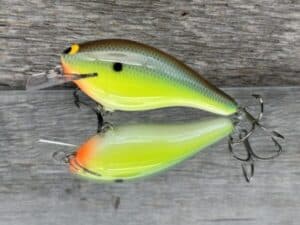 Black Label Balsa - K III Squarebill - Custom Balsa Crankbait - River Bream color