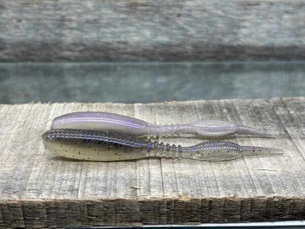 Black Label Custom Soft Plastics - Snapshot 3.8" - Electric Shad 10ct