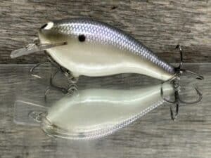 Black Label Balsa - K III Squarebill - Custom Balsa Crankbait - American Shad color