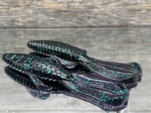Black Label Custom Soft Plastics - Black Label Bug Jr 3.5" - Junebug 8ct