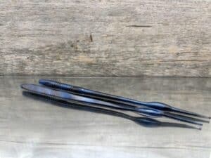 Black Label Custom Soft Plastics - Hollow Point 7" - Twisted Bruiser 16ct