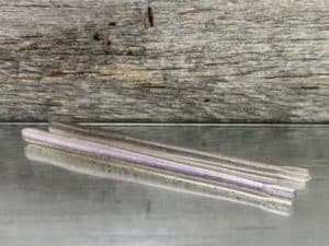 Black Label Custom Soft Plastics - Player Worm 6" - Electric Shad 16ct