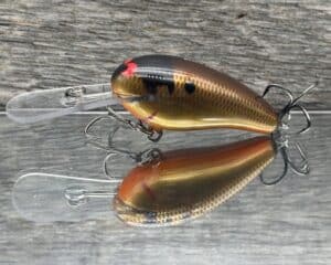 Black Label Balsa - Rock Hound - Custom Balsa Crankbait - Crawdad color