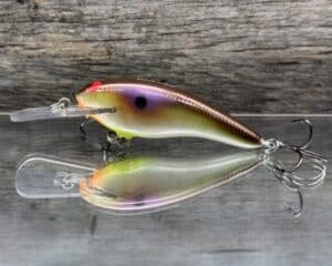 Black Label Balsa - Z II - Custom Balsa Crankbait - High Rock Shad color