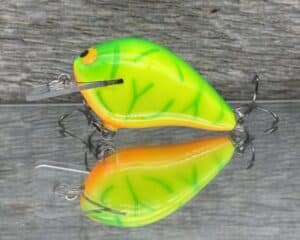 Black Label Balsa - Wreck - Balsa Squarebill - Lime Coach Dog Color - Zoom WEC E-1