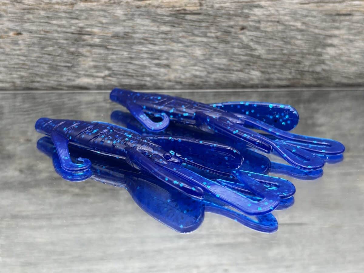 Black Label Custom Soft Plastics - Piglet 5" - Sapphire Blue 8ct