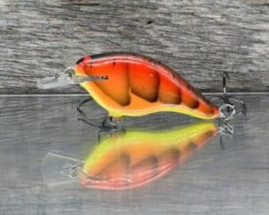 Black Label Balsa - Shiver 7 Shallow - Custom Balsa Crankbait - 3 Alarm Craw color