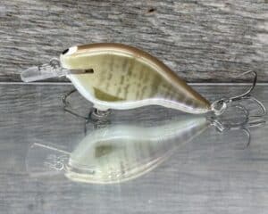 Black Label Balsa - Shiver 7 Shallow - Custom Balsa Crankbait - Baby Bluegill color