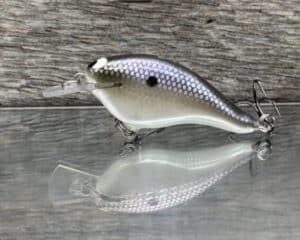 Black Label Balsa - Shiver 7 Shallow - Custom Balsa Crankbait - American Shad color